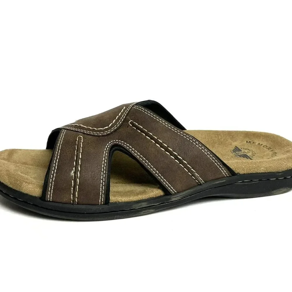 Dockers Mens Sunland Sandal Brown Size 12Wide